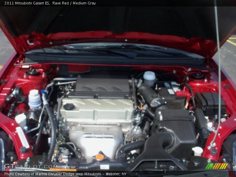 Rave Red / Medium Gray 2011 Mitsubishi Galant ES