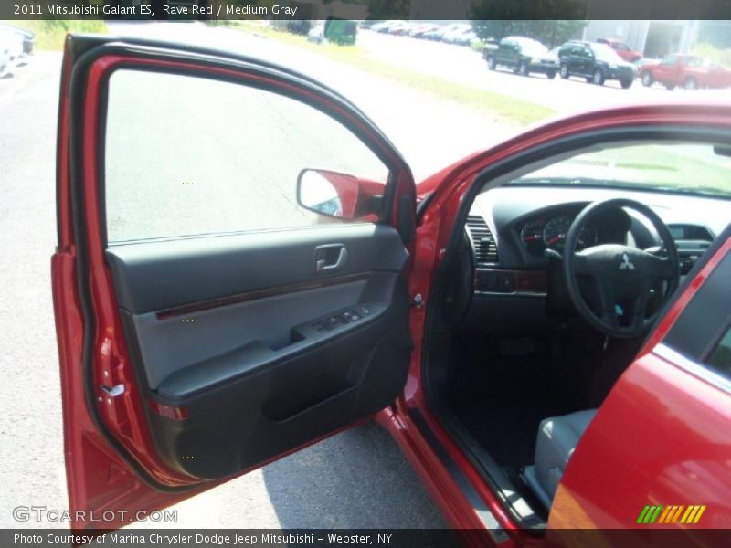 Rave Red / Medium Gray 2011 Mitsubishi Galant ES