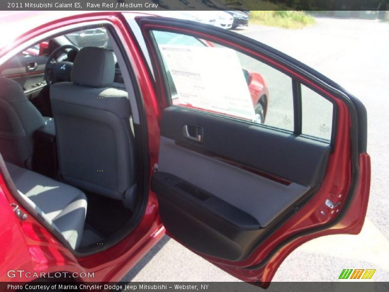 Rave Red / Medium Gray 2011 Mitsubishi Galant ES