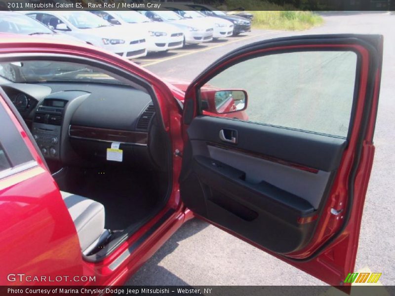 Rave Red / Medium Gray 2011 Mitsubishi Galant ES