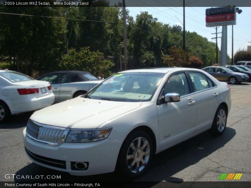 White Suede / Sand 2009 Lincoln MKZ Sedan