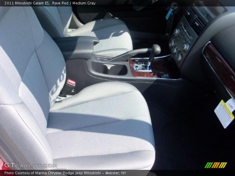 Rave Red / Medium Gray 2011 Mitsubishi Galant ES