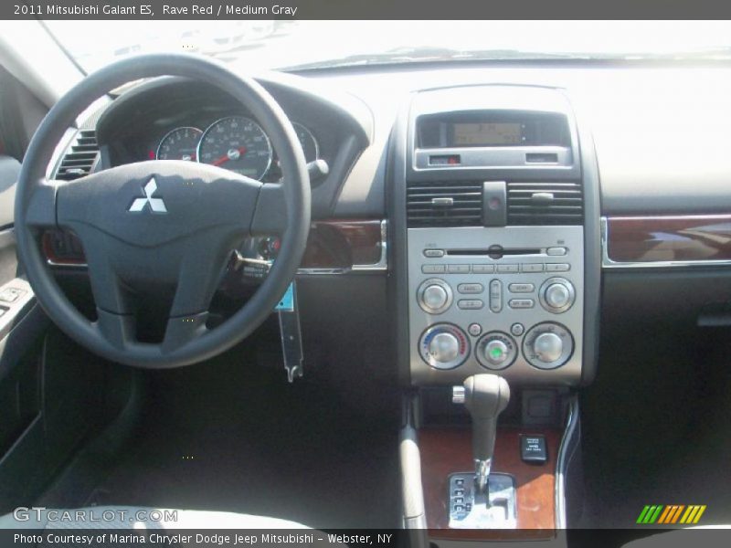 Rave Red / Medium Gray 2011 Mitsubishi Galant ES