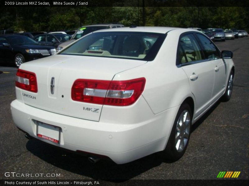 White Suede / Sand 2009 Lincoln MKZ Sedan