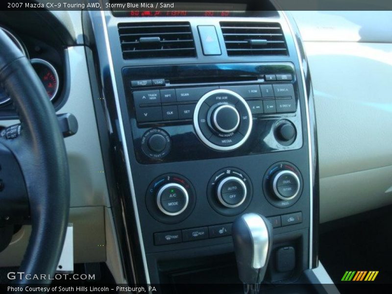 Stormy Blue Mica / Sand 2007 Mazda CX-9 Touring AWD