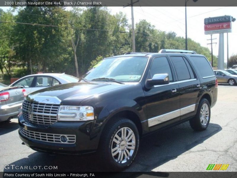 Black / Charcoal Black 2008 Lincoln Navigator Elite 4x4