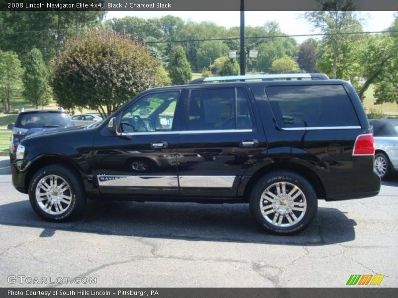 Black / Charcoal Black 2008 Lincoln Navigator Elite 4x4