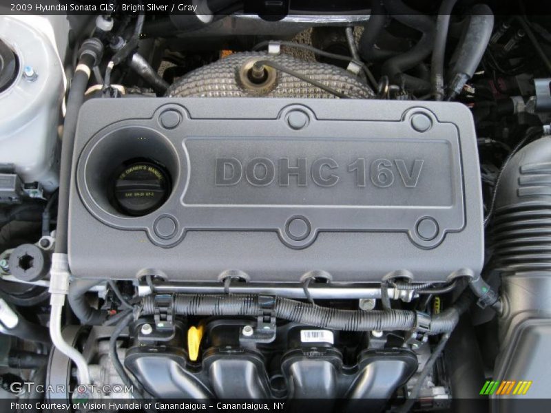 Bright Silver / Gray 2009 Hyundai Sonata GLS