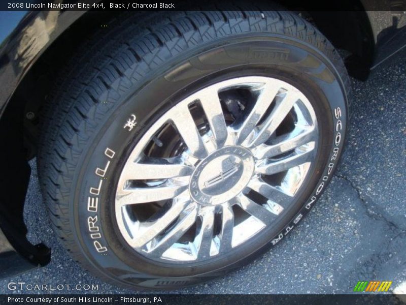 Black / Charcoal Black 2008 Lincoln Navigator Elite 4x4