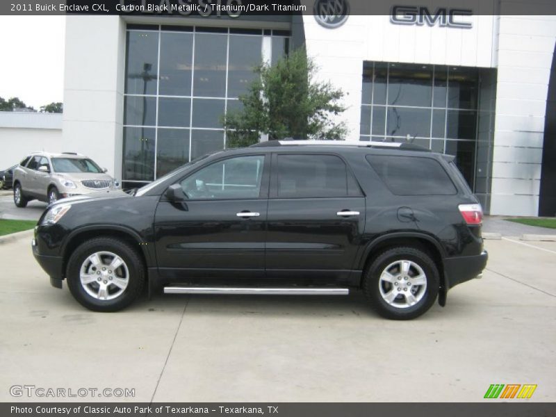 Carbon Black Metallic / Titanium/Dark Titanium 2011 Buick Enclave CXL