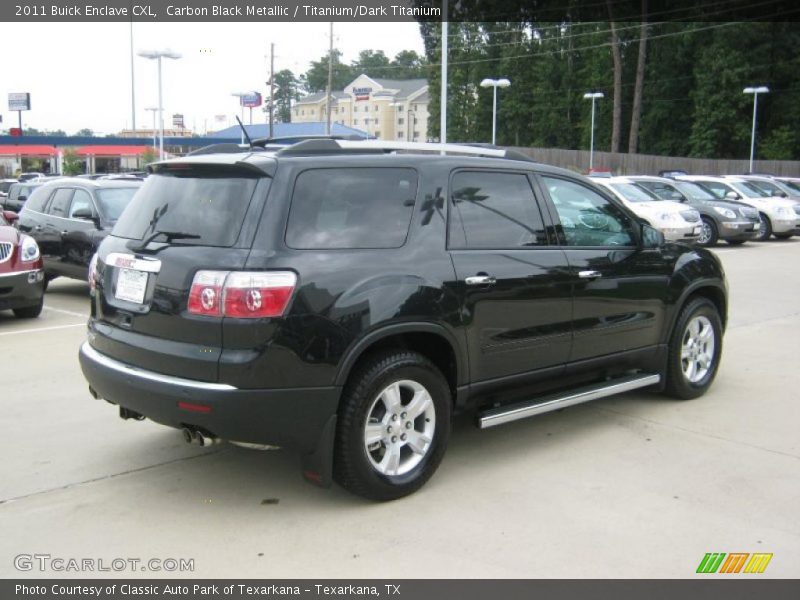 Carbon Black Metallic / Titanium/Dark Titanium 2011 Buick Enclave CXL