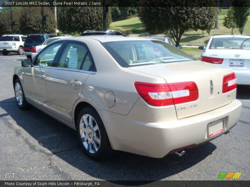 Dune Pearl Metallic / Sand 2007 Lincoln MKZ Sedan