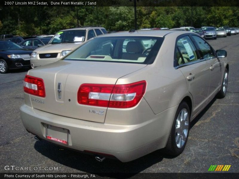 Dune Pearl Metallic / Sand 2007 Lincoln MKZ Sedan