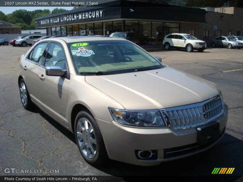 Dune Pearl Metallic / Sand 2007 Lincoln MKZ Sedan