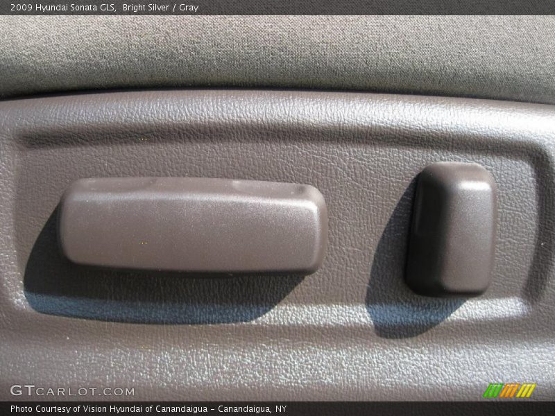 Bright Silver / Gray 2009 Hyundai Sonata GLS