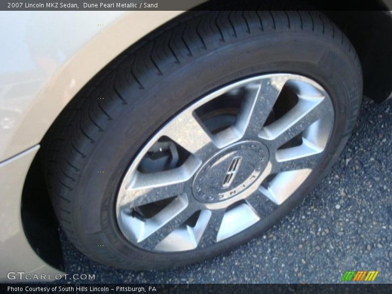Dune Pearl Metallic / Sand 2007 Lincoln MKZ Sedan