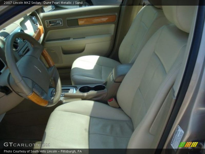 Dune Pearl Metallic / Sand 2007 Lincoln MKZ Sedan
