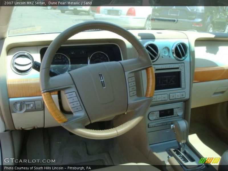 Dune Pearl Metallic / Sand 2007 Lincoln MKZ Sedan