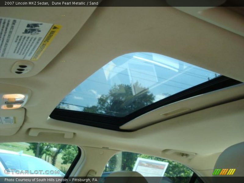 Dune Pearl Metallic / Sand 2007 Lincoln MKZ Sedan