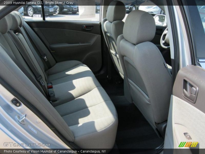 Bright Silver / Gray 2009 Hyundai Sonata GLS