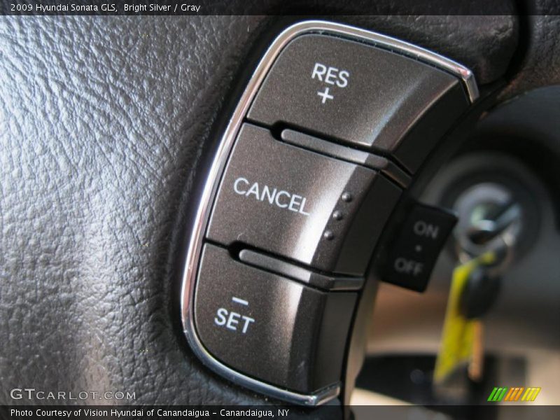 Bright Silver / Gray 2009 Hyundai Sonata GLS