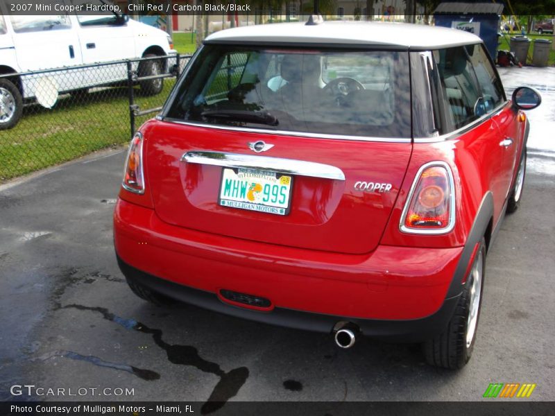 Chili Red / Carbon Black/Black 2007 Mini Cooper Hardtop