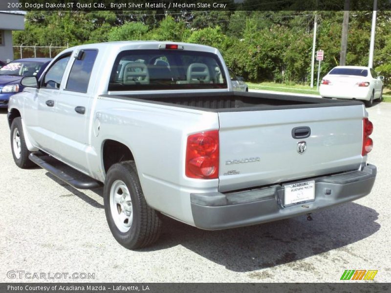 Bright Silver Metallic / Medium Slate Gray 2005 Dodge Dakota ST Quad Cab