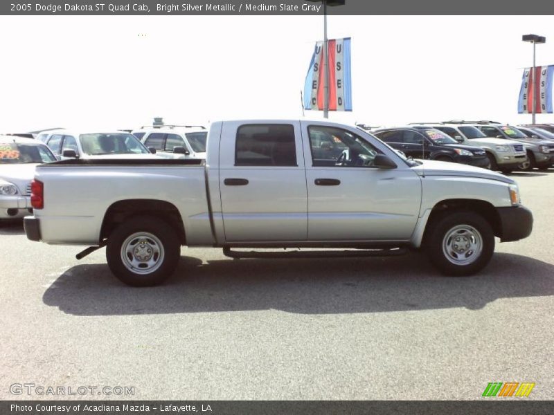 Bright Silver Metallic / Medium Slate Gray 2005 Dodge Dakota ST Quad Cab