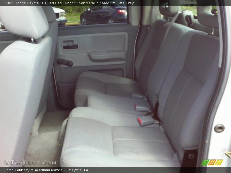 Bright Silver Metallic / Medium Slate Gray 2005 Dodge Dakota ST Quad Cab