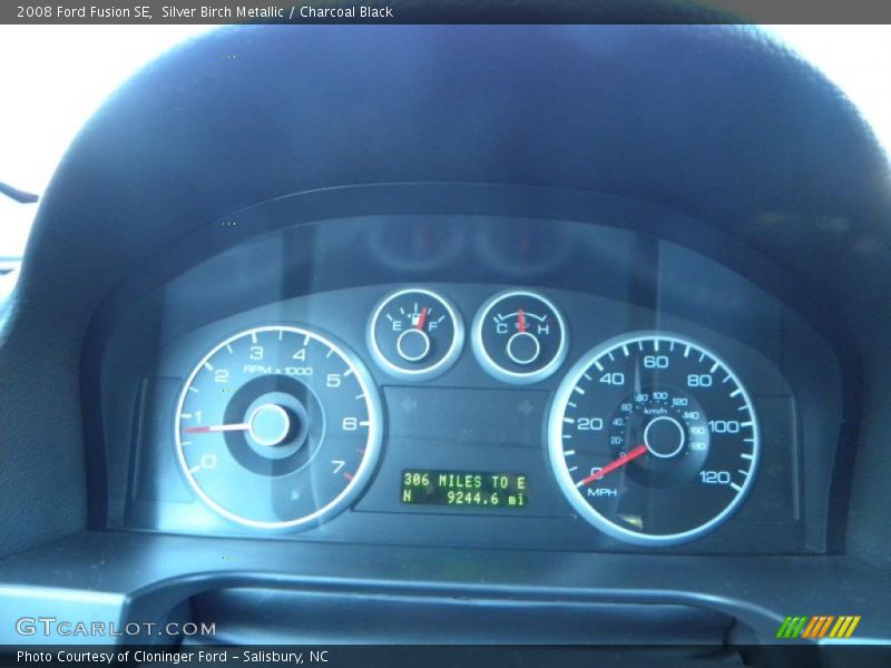 Silver Birch Metallic / Charcoal Black 2008 Ford Fusion SE