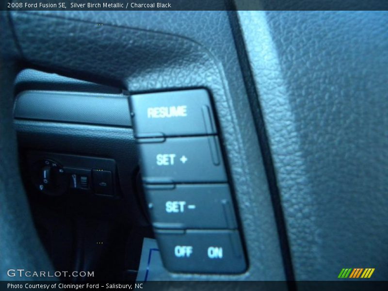 Silver Birch Metallic / Charcoal Black 2008 Ford Fusion SE