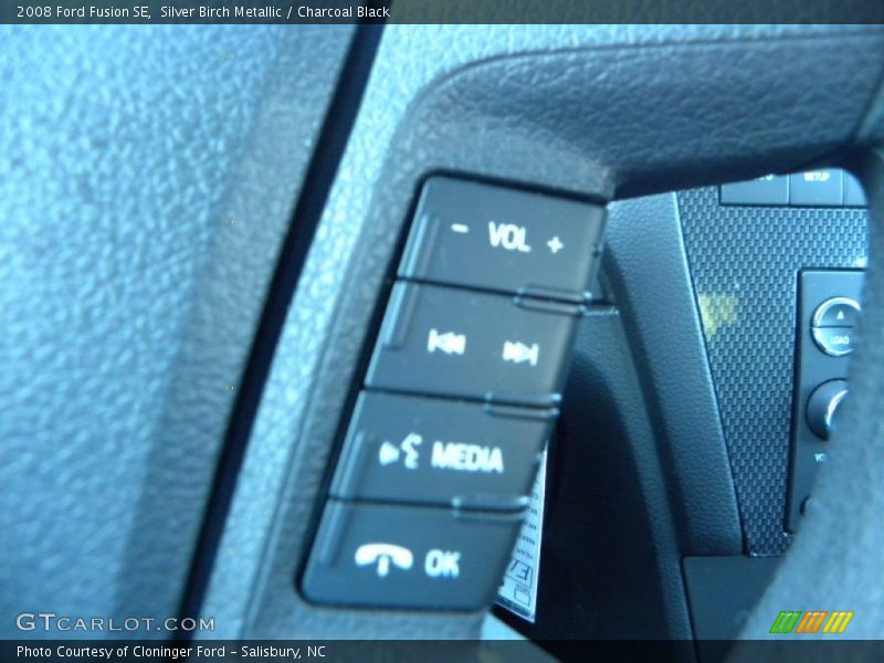 Silver Birch Metallic / Charcoal Black 2008 Ford Fusion SE