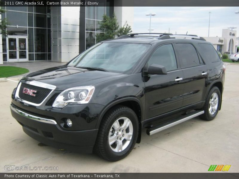 Carbon Black Metallic / Ebony 2011 GMC Acadia SLE
