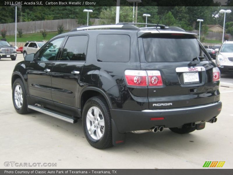 Carbon Black Metallic / Ebony 2011 GMC Acadia SLE