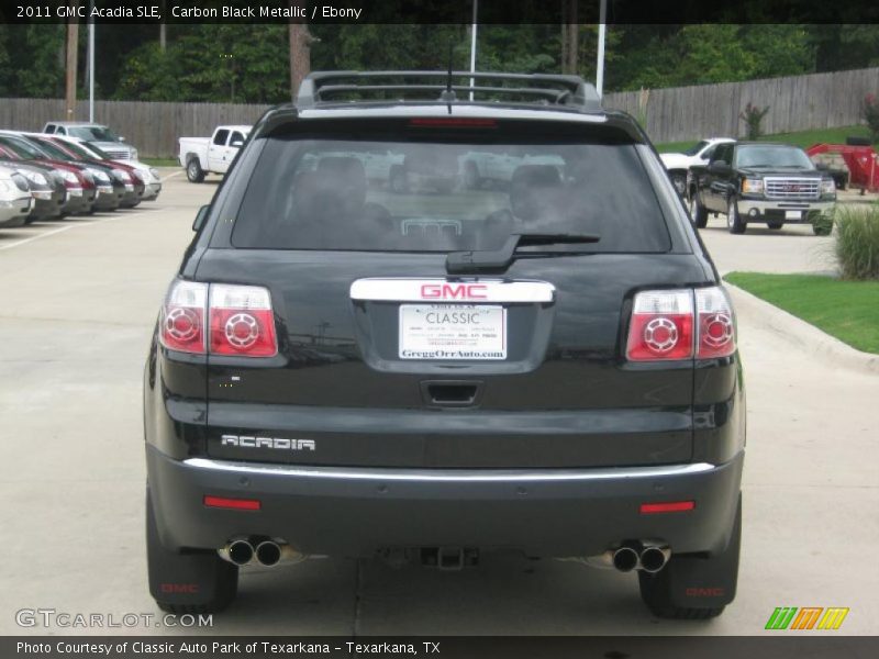 Carbon Black Metallic / Ebony 2011 GMC Acadia SLE