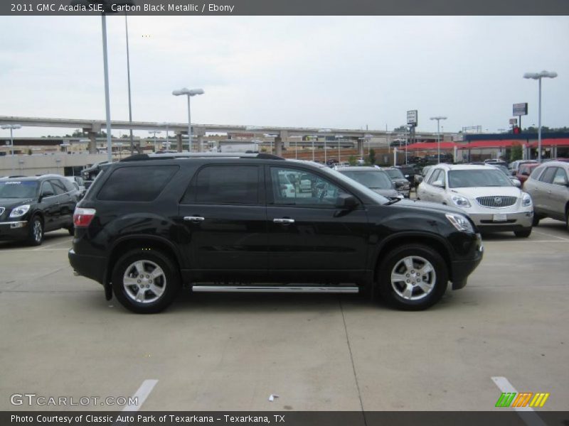Carbon Black Metallic / Ebony 2011 GMC Acadia SLE