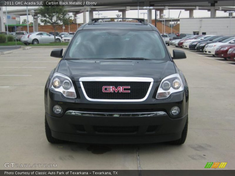 Carbon Black Metallic / Ebony 2011 GMC Acadia SLE