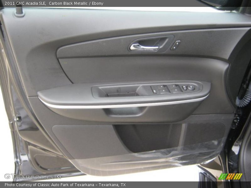 Carbon Black Metallic / Ebony 2011 GMC Acadia SLE