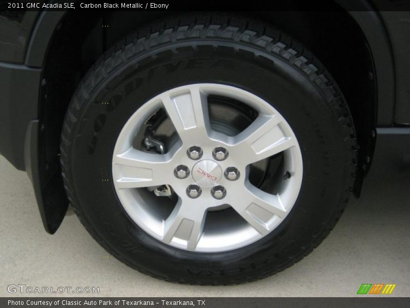 Carbon Black Metallic / Ebony 2011 GMC Acadia SLE