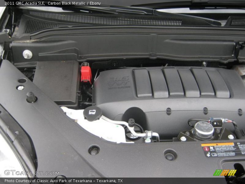 Carbon Black Metallic / Ebony 2011 GMC Acadia SLE