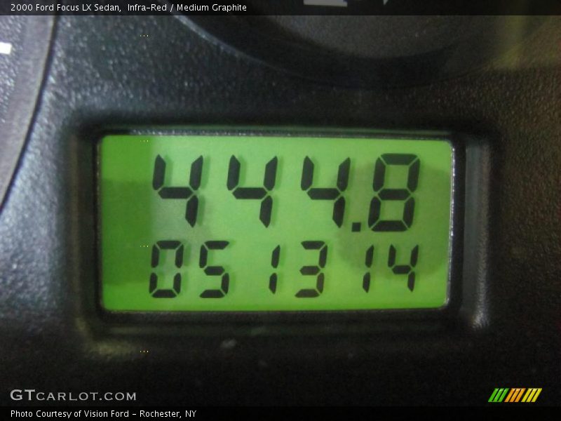 Infra-Red / Medium Graphite 2000 Ford Focus LX Sedan