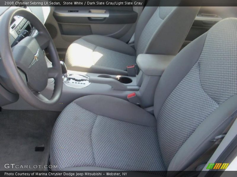 Stone White / Dark Slate Gray/Light Slate Gray 2008 Chrysler Sebring LX Sedan