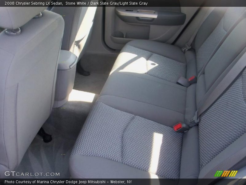 Stone White / Dark Slate Gray/Light Slate Gray 2008 Chrysler Sebring LX Sedan