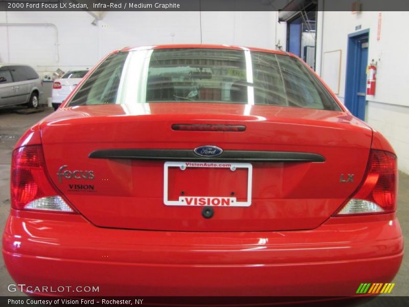 Infra-Red / Medium Graphite 2000 Ford Focus LX Sedan