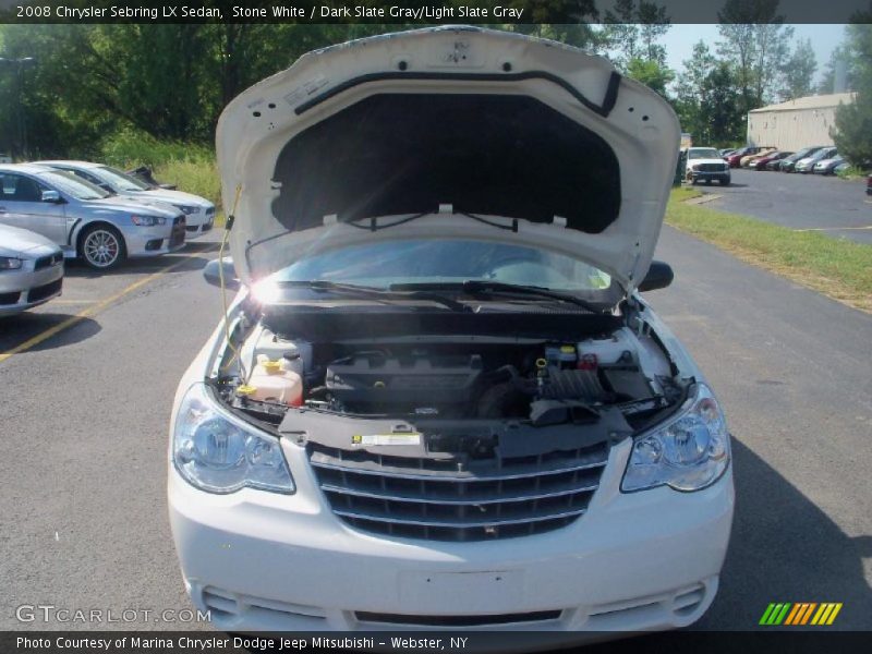 Stone White / Dark Slate Gray/Light Slate Gray 2008 Chrysler Sebring LX Sedan
