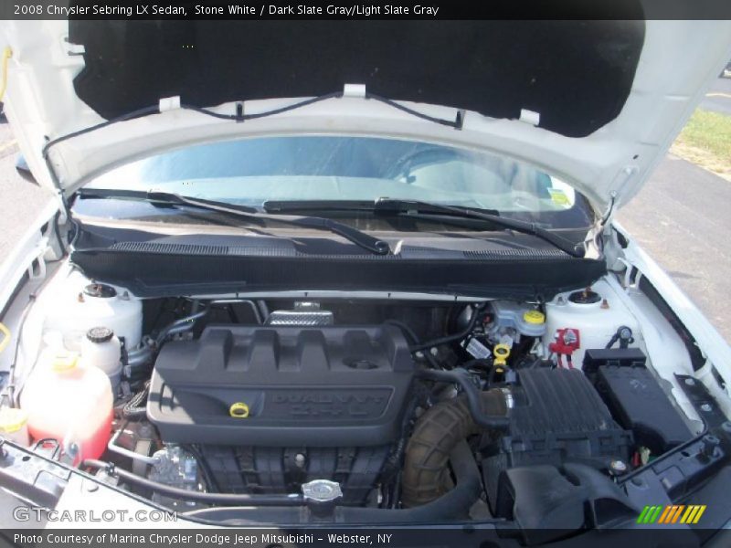 Stone White / Dark Slate Gray/Light Slate Gray 2008 Chrysler Sebring LX Sedan