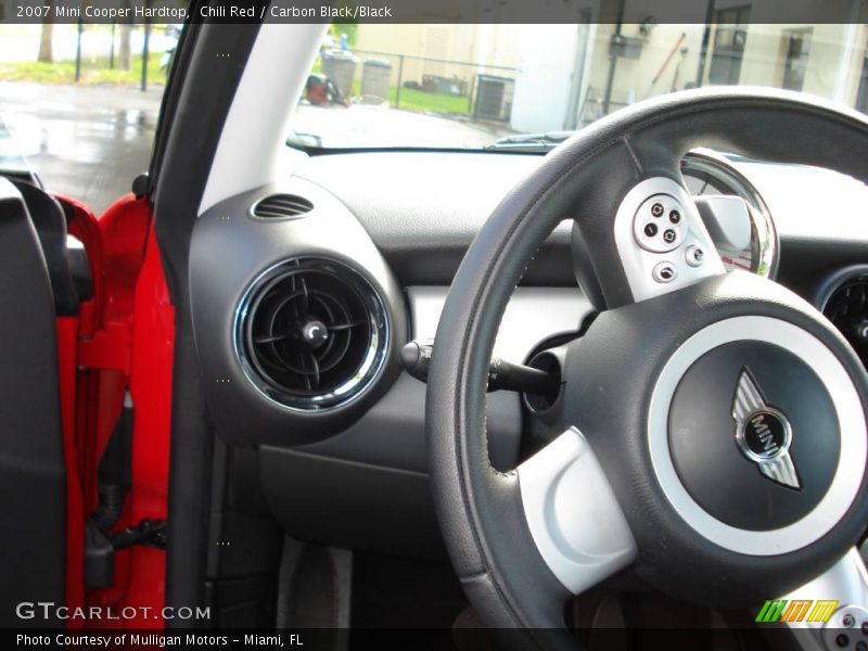 Chili Red / Carbon Black/Black 2007 Mini Cooper Hardtop