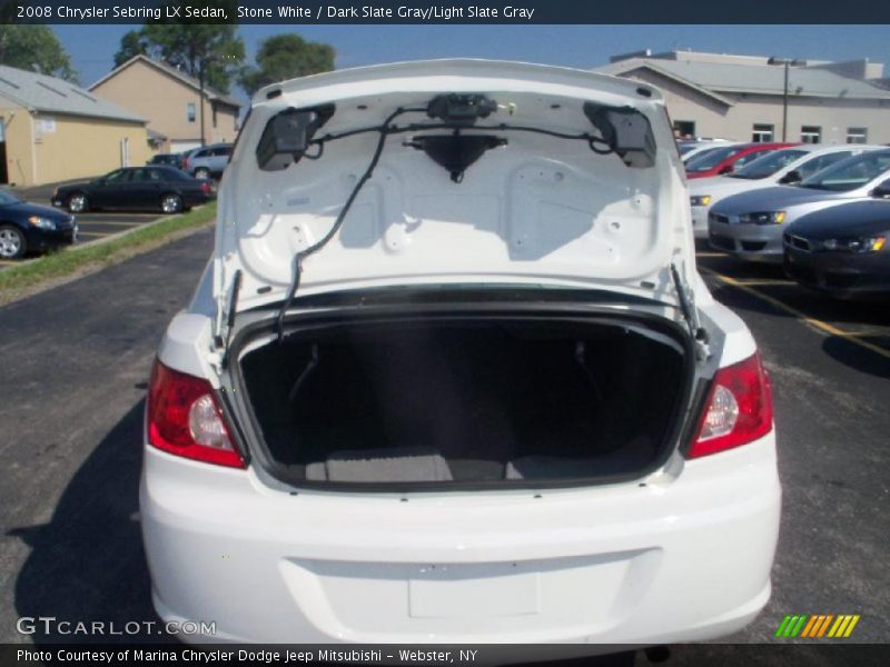 Stone White / Dark Slate Gray/Light Slate Gray 2008 Chrysler Sebring LX Sedan
