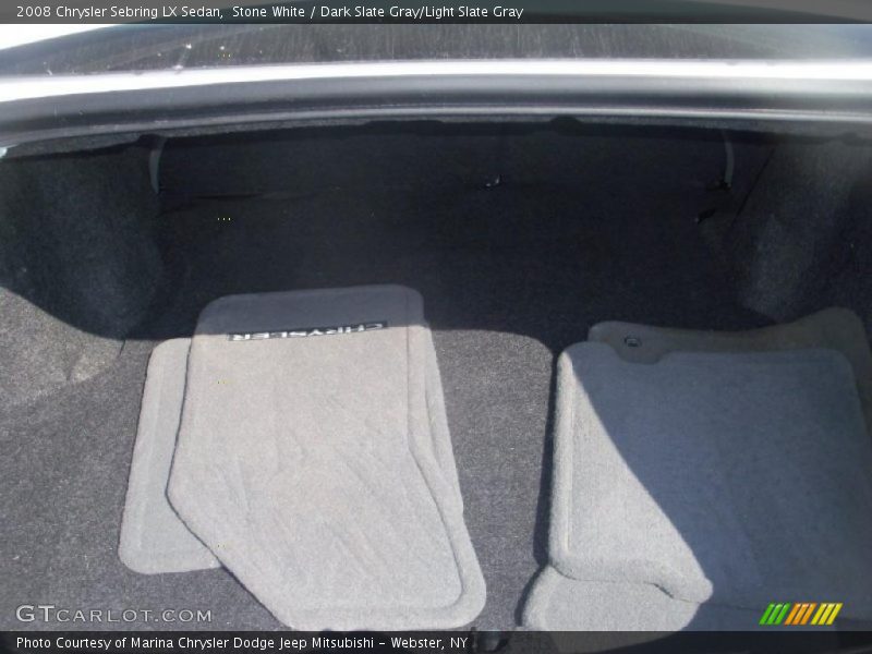 Stone White / Dark Slate Gray/Light Slate Gray 2008 Chrysler Sebring LX Sedan