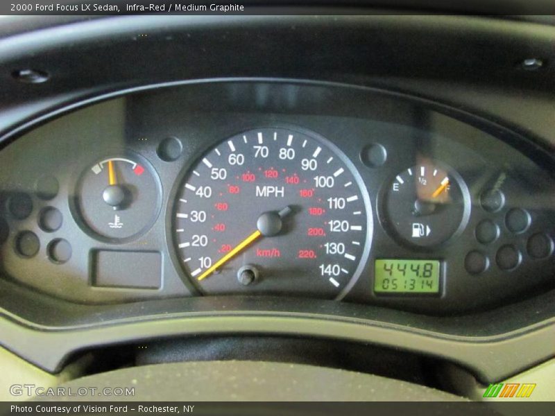 Infra-Red / Medium Graphite 2000 Ford Focus LX Sedan